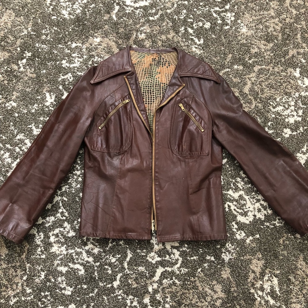 Vintage Leather Coat